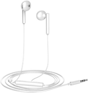 HUAWEI Original HUAWEI Honor Earphone AM115 Wired Half In-ear Headset 3.5mm Jack With Microphone Volume Control For Huawei P10 P20 Lite Mobile Phones Tablet Computer