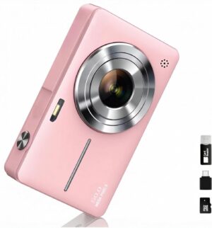 Digital Camera for Kids 48MP 1080P HD Camera for Vlogging with 2.4" LCD Screen Portable, 8X Zoom, Camera for Teens Adult Beginner Boys Girls كاميرا كيمرا