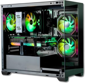 Gaming PC | Intel i5-14400F | RTX 3050 8GB | 16GB DDR4 3200 MHz | 1TB NVMe SSD | Liquid Cooling | WiFi Connector | Windows 11 Pro