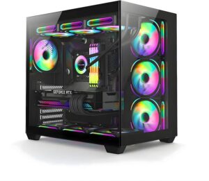 High Performance Gaming PC | Intel i7-12700KF | RTX 5060 8GB | 16GB DDR5 6000MHz | 1TB NVMe SSD | 360 Liquid Cooling | WiFi | Windows 11 Pro