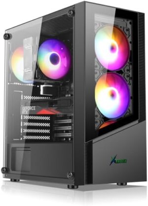 iDEALS BUDGET GAMING AND WORKSTATION TOWER PC : Corei7 | GPU (OPTION) | 1TB SSD NMVE/SATA | 16GB RAM | Windows 10 | WIFI BT READY (CORE I7 + RX 570 OC 8GB GRAPHICS)