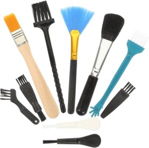 Keyboard Brush 10pcs Soft Bristle Cleaning Brush Electronics Cleaning Kit