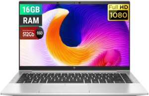 HP EliteBook 845 G8 Business Laptop, 14" FHD(1920 x 1080) Display, AMD Ryzen 5 Pro 5650U Processor 2.3-4.2GHz, 16GB RAM, 512GB SSD, Win 10 Pro, Silver(Renewed) (Renewed)
