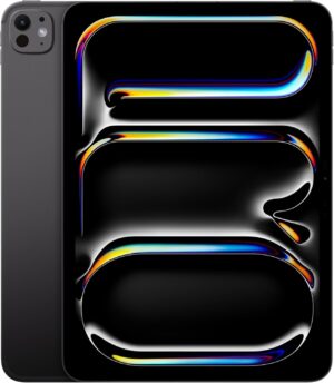 Apple iPad Pro 11-inch (M4): Ultra Retina XDR display, 2TB, Landscape 12MP Front Camera/12MP Back Camera, Wi-Fi 6E + 5G Cellular with eSIM, All-Day Battery Life, Nano-texture glass - Space Black