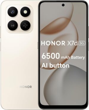 HONOR X7d 5G Smartphone, 8GB RAM 256GB ROM, Dual SIM, 6500mAh Battery, 108MP Camera